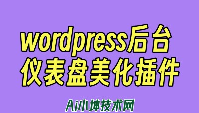 wordpress后台仪表盘美化插件-蛙言资源网